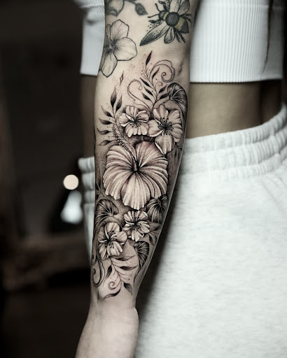 Explore small mermaid tattoo ideas, creative tattoo ideas in Montgomery, available at Flying Eye Tattoo Studio