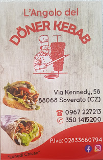 Menu du Kebab soverato (Ľangolo del döner kebab) à Soverato