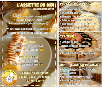 Menu du L'assiette Du Midi à Le Luc