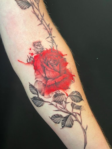 Explore halo reach tattoo ideas, creative tattoo ideas in Goose Creek, available at Red Kirin Tattoo