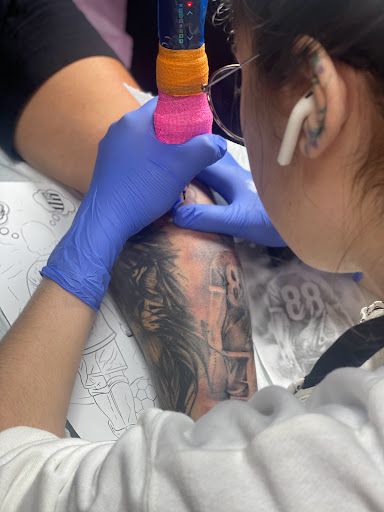 Explore deer tattoo ideas, creative tattoo ideas in Goose Creek, available at Red Kirin Tattoo