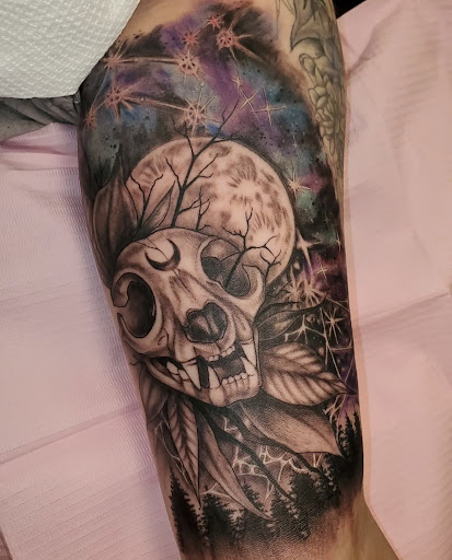 Explore a initial tattoo ideas, creative tattoo ideas in Palm Harbor, available at Angry Owl Tattoo and Piercing