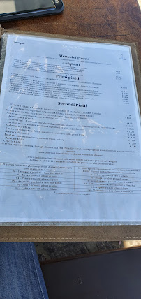 La Sulcitana Cooperativa Pescatori à Sant'Antioco menu