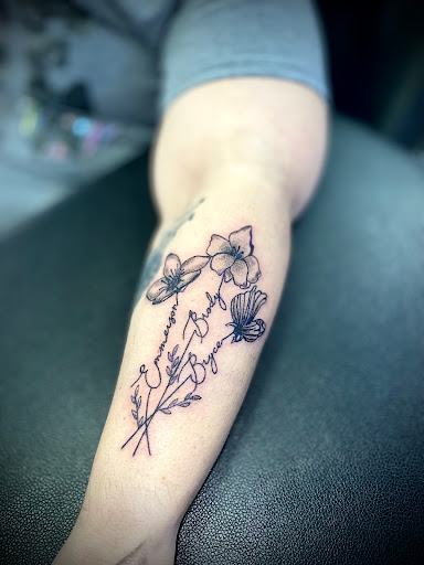 Explore cute dog tattoos ideas, creative tattoo ideas in Paris, available at The Ink Gallery