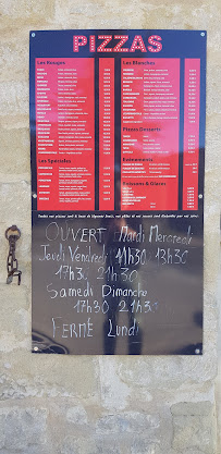 Menu / carte de La Saint-Quentinoise à Saint-Quentin-la-Poterie