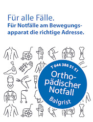 Orthopädischer Notfall, Universitätsklinik Balgrist