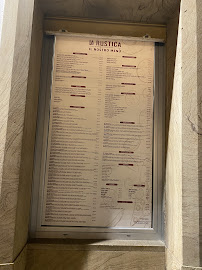 Menu du La Rustica à Polignano a Mare