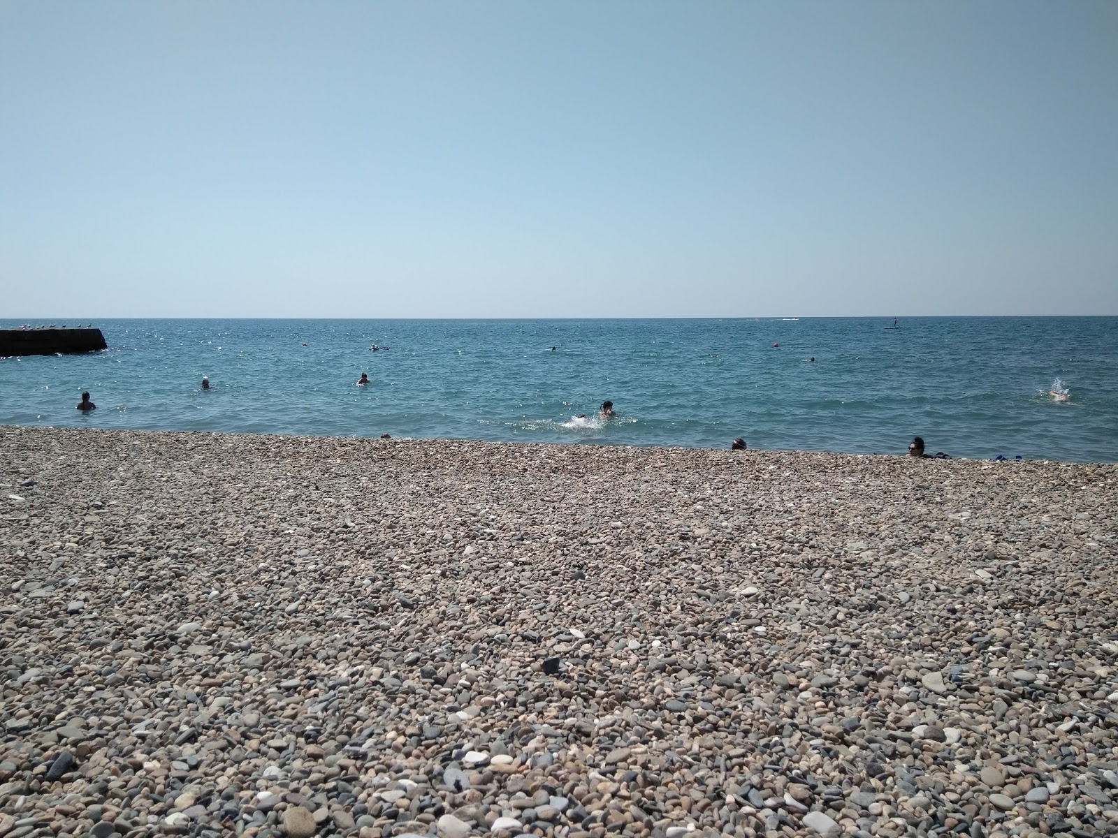 Foto di Victory beach con una superficie del acqua blu