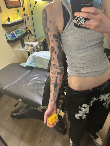 Find good leg tattoo ideas for your next unique tattoo in Littleton at Peace of Mind Tattoo Studio