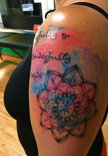 Explore last name back tattoo ideas, creative tattoo ideas in Lake Havasu City, available at 303Tattoo