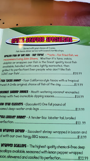 Seafood Restaurant «Grills Riverside Seafood Deck & Tiki Bar», reviews and photos, 6075 N US Hwy 1, Melbourne, FL 32940, USA