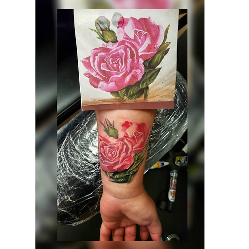 Explore tattoo ideas for lower abdomen, creative tattoo ideas in Virginia Beach, available at Studio Evolve