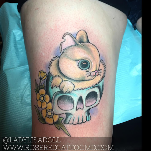 Tattoo Shop «Rose Red Tattoo & Permanent Makeup», reviews and photos, 3138 Rogers Ave, Ellicott City, MD 21043, USA