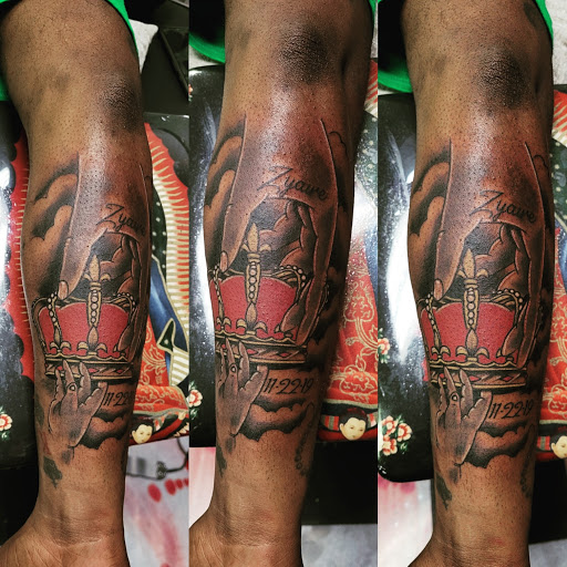 Explore knuckle tattoo ideas for men, creative tattoo ideas in Tucson, available at Jesses Tattoos & Tattoo Supplies