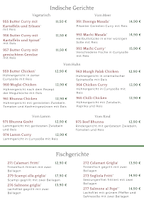 Menu du Bel Mare à Augsburg