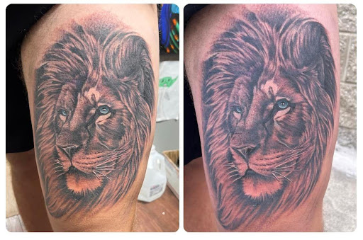 Explore traditional tattoo filler ideas, creative tattoo ideas in Peckville, available at Silver Fox Tattoos