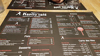 Menu / carte de Kapito Café à Bayonne