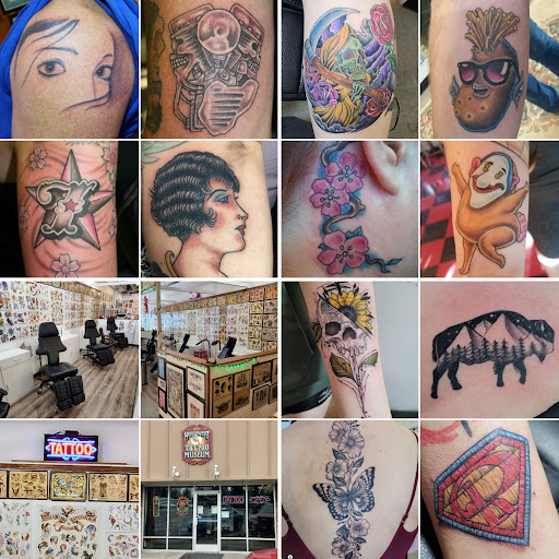 Explore full neck tattoo ideas, creative tattoo ideas in Coeur D Alene, available at Northwest Tattoo Museum & Tattooing