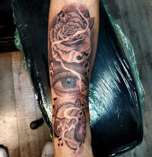 Explore self made tattoo ideas, creative tattoo ideas in Los Banos, available at Nasty Tattoos and Piercings