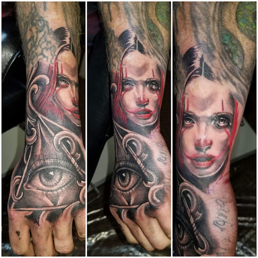 Explore rip ideas for tattoos, creative tattoo ideas in Angola, available at Hoodlum Ink