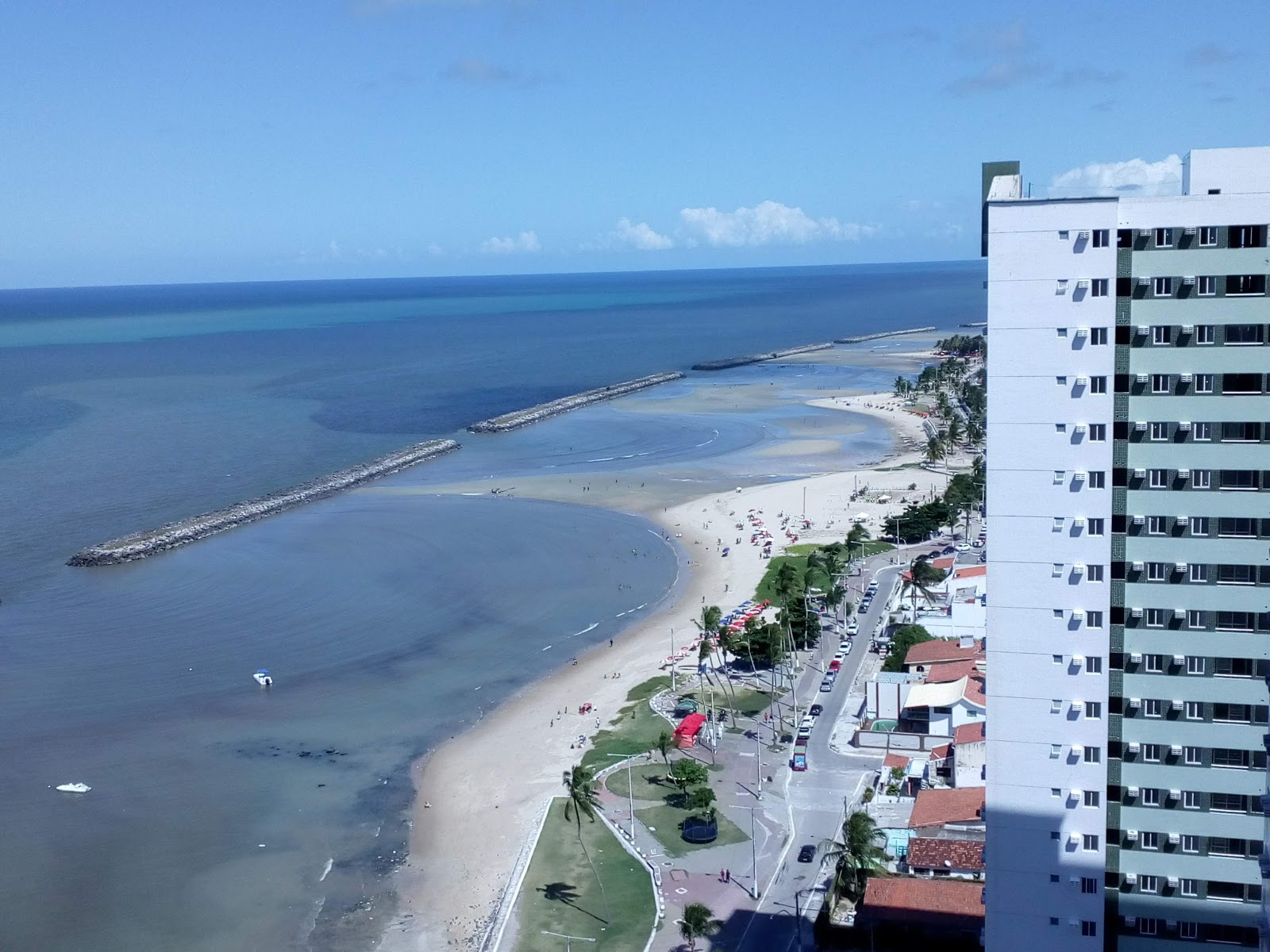 Fotografija Praia do Janga z dolga ravna obala