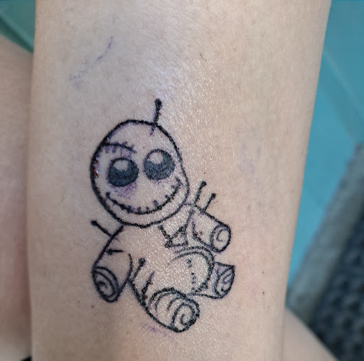 Explore small halloween tattoo ideas, creative tattoo ideas in Fort Worth, available at Villains Ink