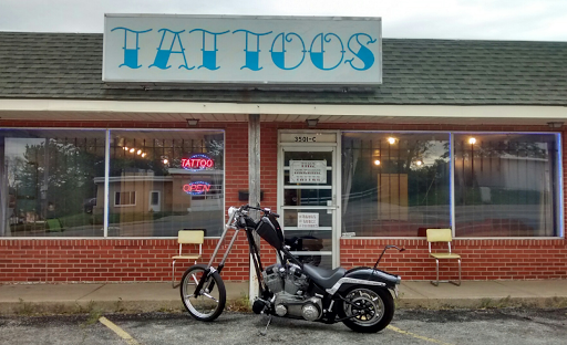 Explore matching husband and wife tattoo ideas, creative tattoo ideas in Independence, available at Time Machine Tattoo