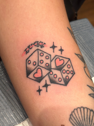 Explore leg flower tattoo ideas, creative tattoo ideas in Las Vegas, available at Club Tattoo