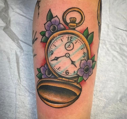 Explore tattoo ideas pocket watch, creative tattoo ideas in Saint Louis, available at All Star Tattoo
