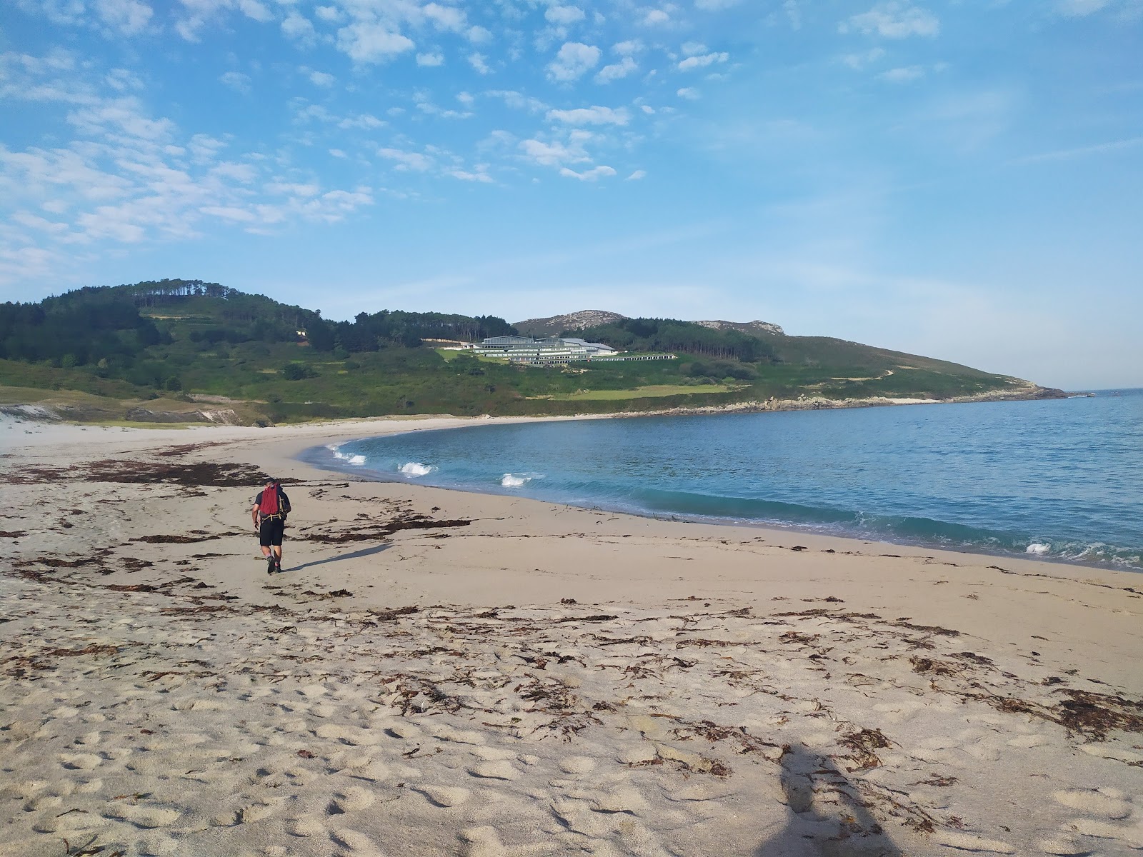 Photo de Area de Lourido protégé par des falaises