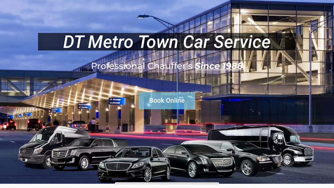 DT METRO SEDAN INC. Detroit Metro Airport Black Car & Metro Airport Limo & Taxi