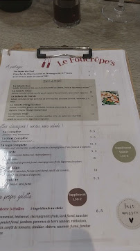 Le Foucrêpe's à Arras menu