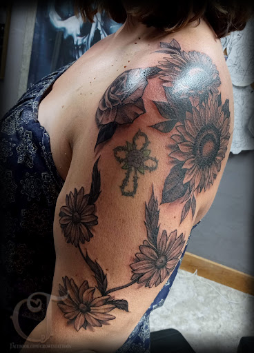 Explore inside finger tattoo ideas, creative tattoo ideas in Houlton, available at Crowes Tattoos