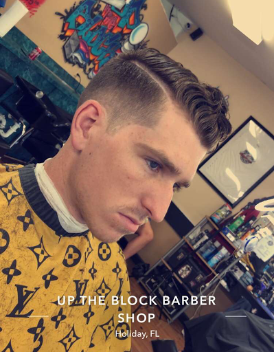 Barber Shop «Up The Block Barber Shop», reviews and photos, 4946 Moog Rd, Holiday, FL 34690, USA