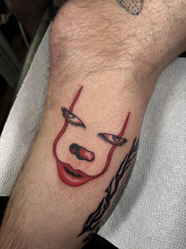 Explore skiing tattoo ideas, creative tattoo ideas in Englishtown, available at Battlefront Tattoo Company