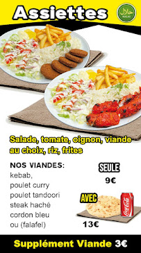 Menu / carte de NAAN kebab à Montpellier