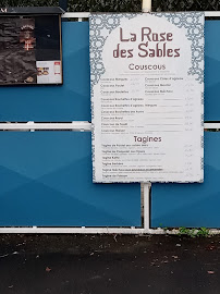La Rose des Sables - Restaurant à Saint-Alban carte