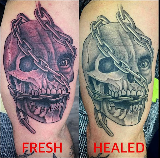 Explore mom tattoo ideas for guys, creative tattoo ideas in Glendale, available at Black Raven Tattoo