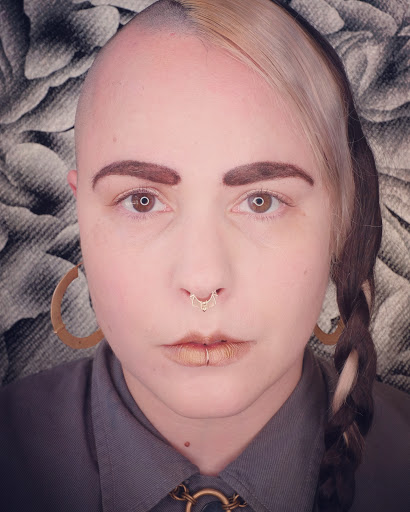 Explore face tattoo ideas male, creative tattoo ideas in Brooklyn, available at Ahimsa Piercing Studio & BVLA Fine Jewelry