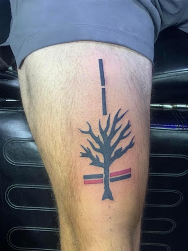 Explore smile now cry later tattoo ideas, creative tattoo ideas in Orwigsburg, available at Home Base Tattoo