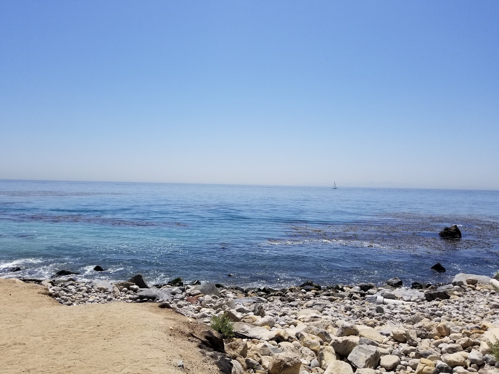 Photo of Terranea Beach with turquoise pure water surface