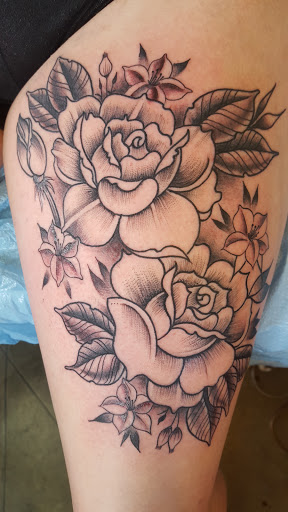 Explore ghetto gangster chicano tattoo sleeve ideas, creative tattoo ideas in Reno, available at Aces Tattoo