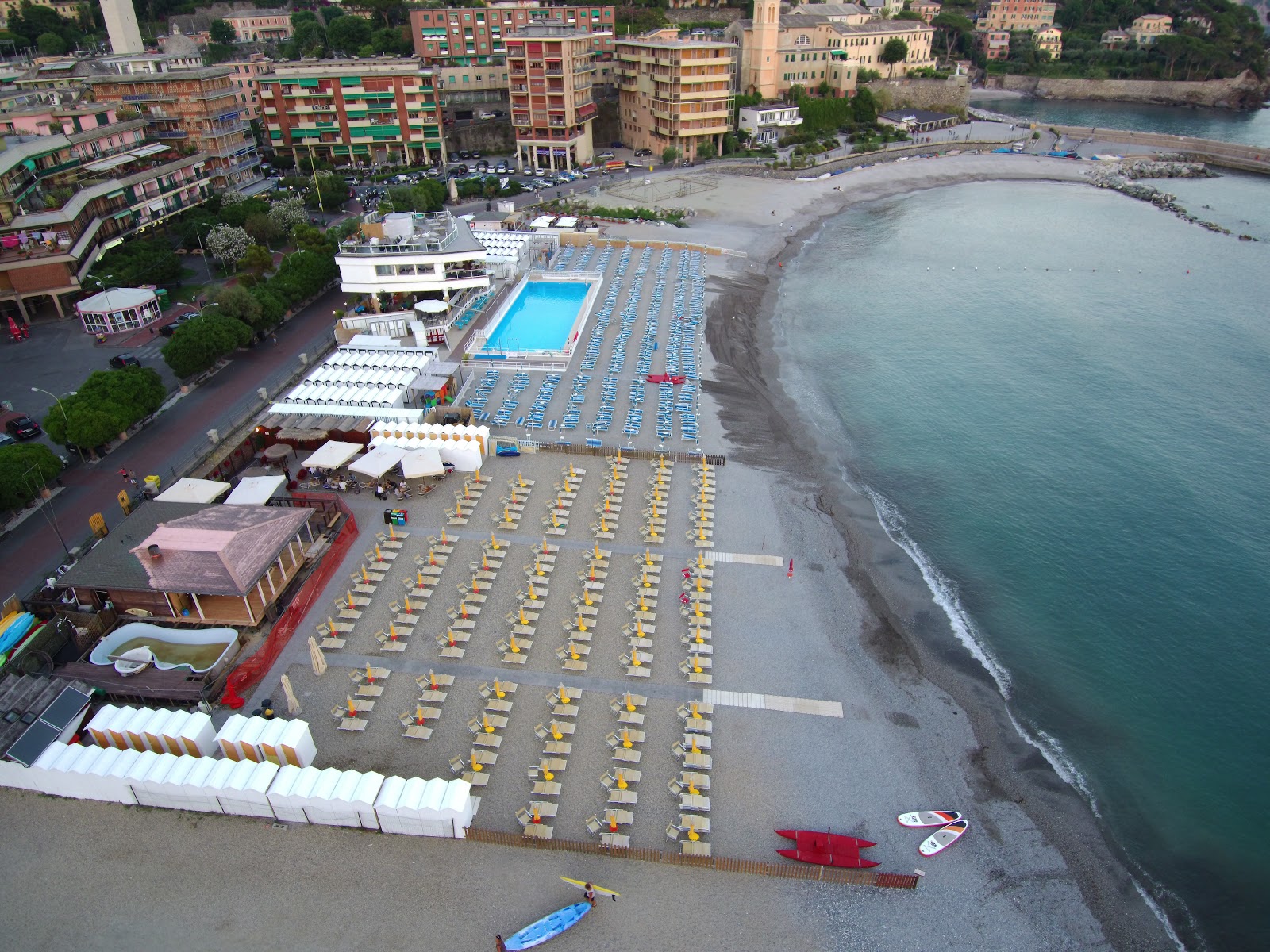 Spiaggia di Recco'in fotoğrafı plaj tatil beldesi alanı