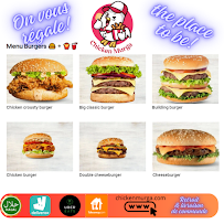 Menu / carte de Chicken Murga/restaurant halal à Nice/spécialisés dans les plats de poulet frits/fast-food/chicken chicken/cheese naan/Burger à Nice