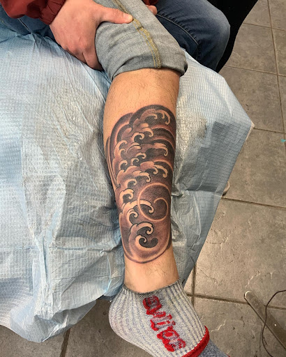 Explore tattoo ideas ocean, creative tattoo ideas in El Paso, available at Santa Rosa Tattoo Studio