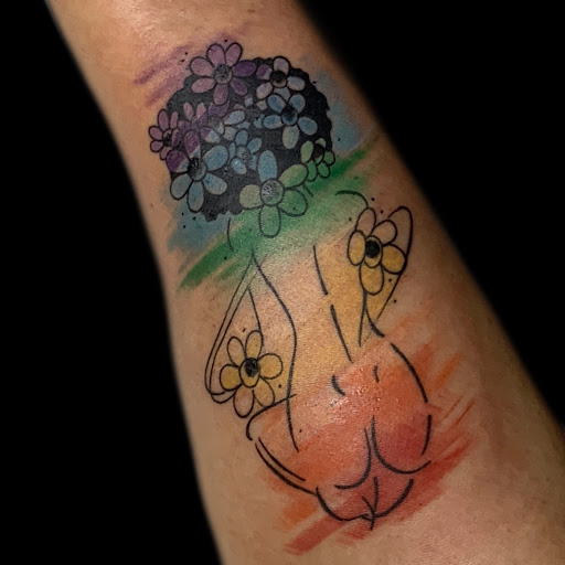 Explore shin tattoo ideas, creative tattoo ideas in Milwaukee, available at The Skin Museum