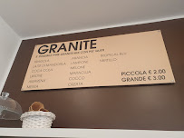 Menu / carte de El Sabor - Yogurteria e Gelateria artigianale à Cadorago