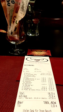 Menu du Steakhouse La Plaza à Leverkusen