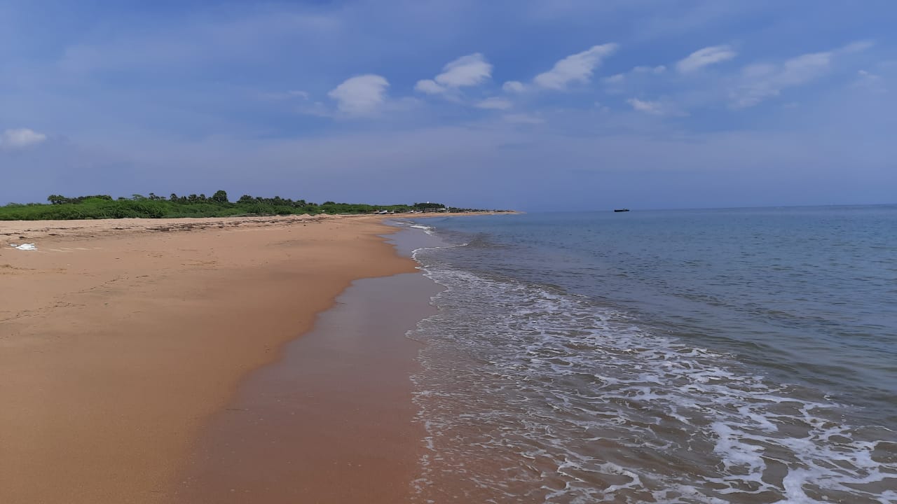Foto von Kayalpatnam Beach mit lange, gerade küste