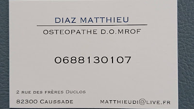 Matthieu Diaz Ostéopathe D.O. à Caussade